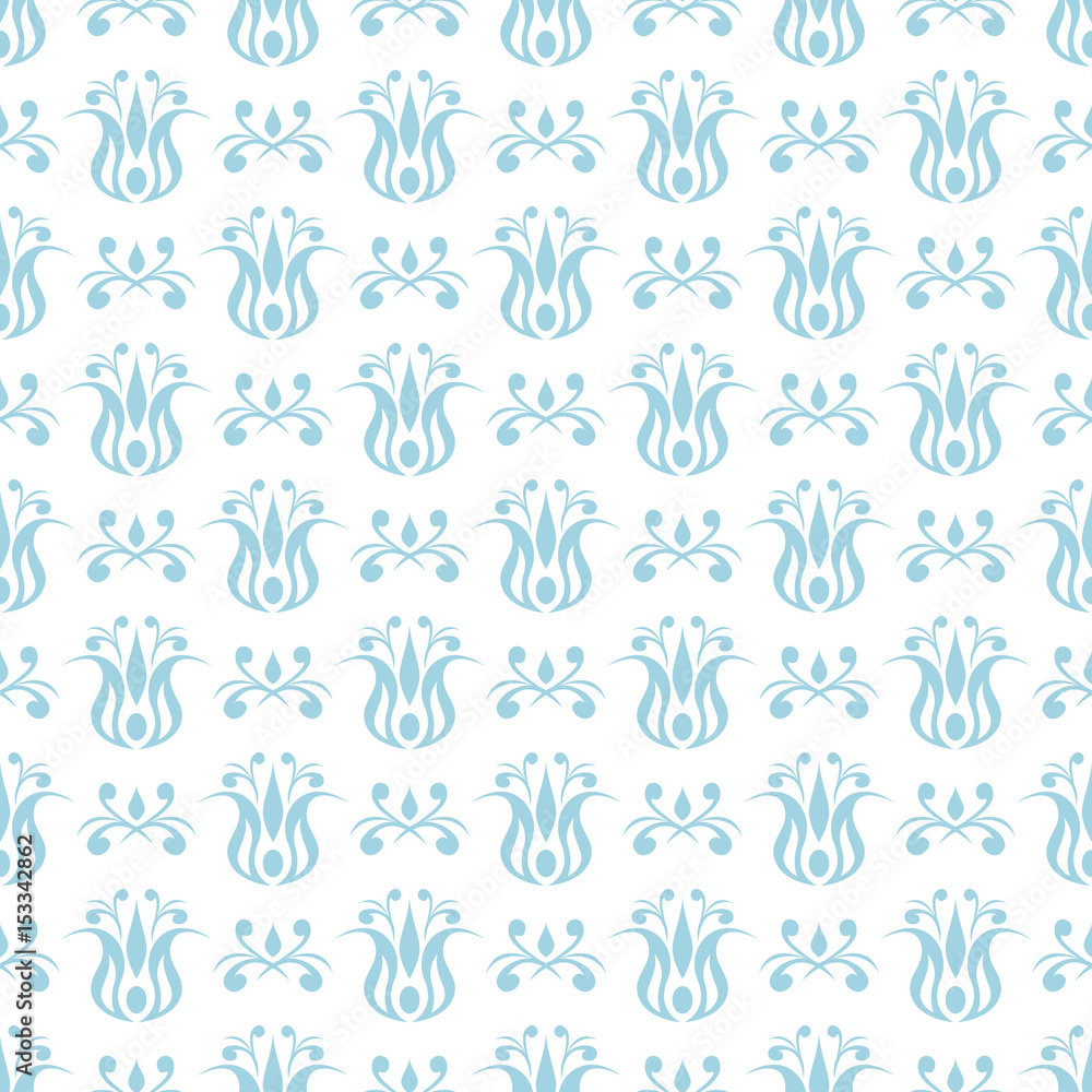 Naklejka premium Floral seamless patterns. Colored background