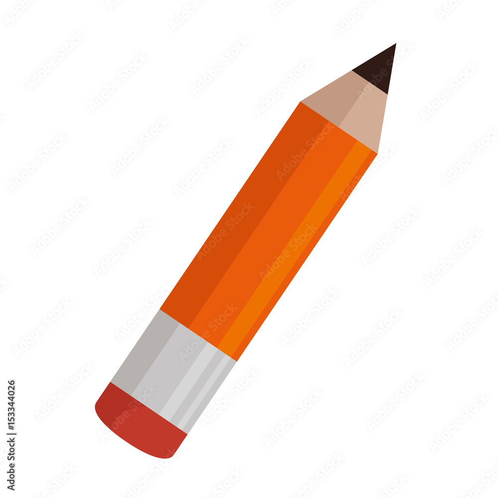 pencil school isolated icon vector illustration design pencil school isolated icon vector illustration design
