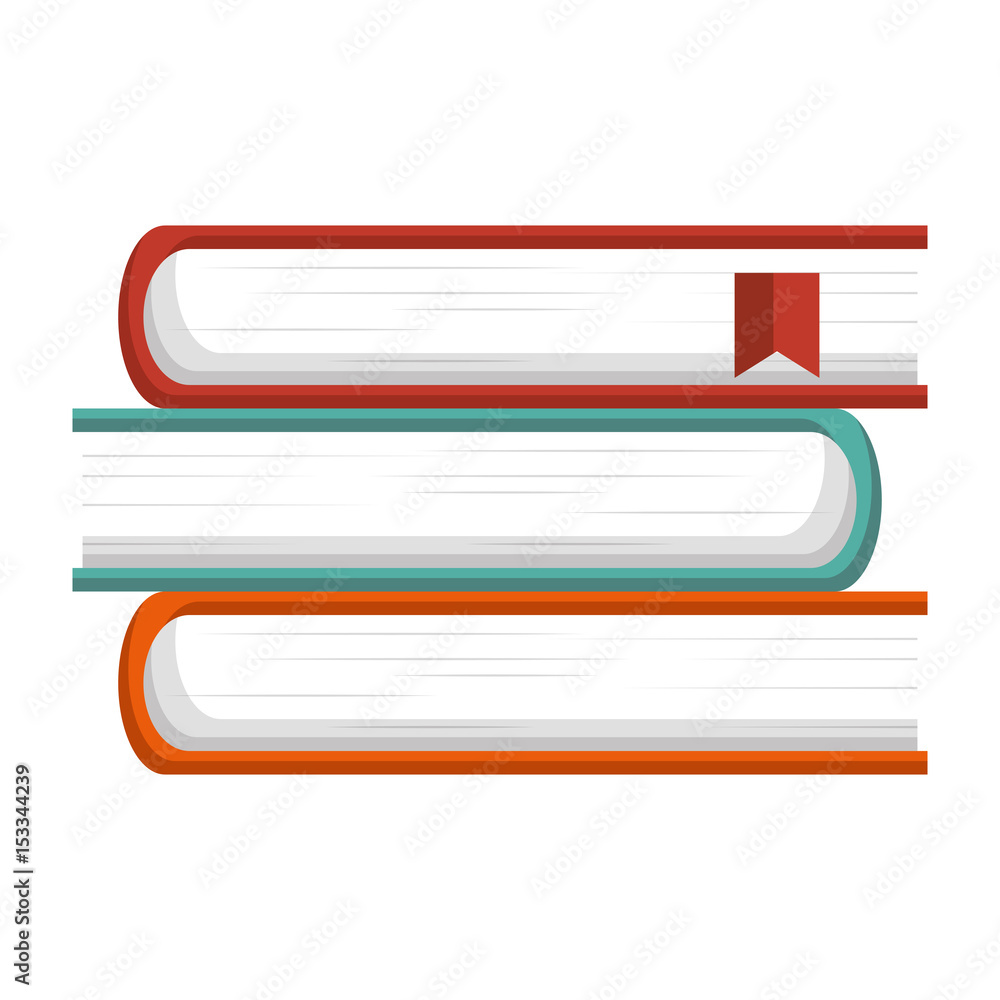 text books isolated icon vector illustration design text books isolated icon vector illustration design