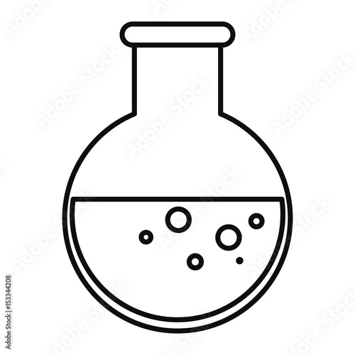 tube test isolated icon vector illustration design