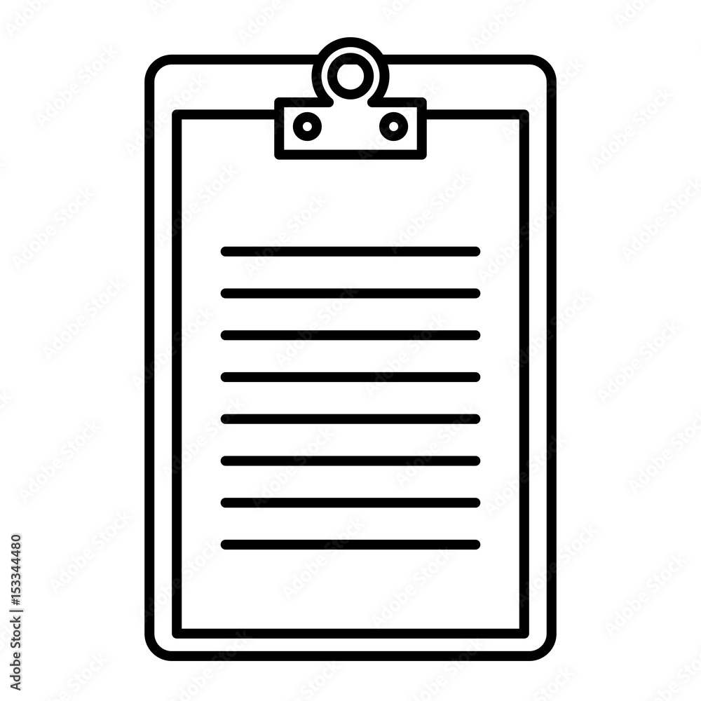 clipboard paper isolated icon vector illustration design clipboard paper isolated icon vector illustration design