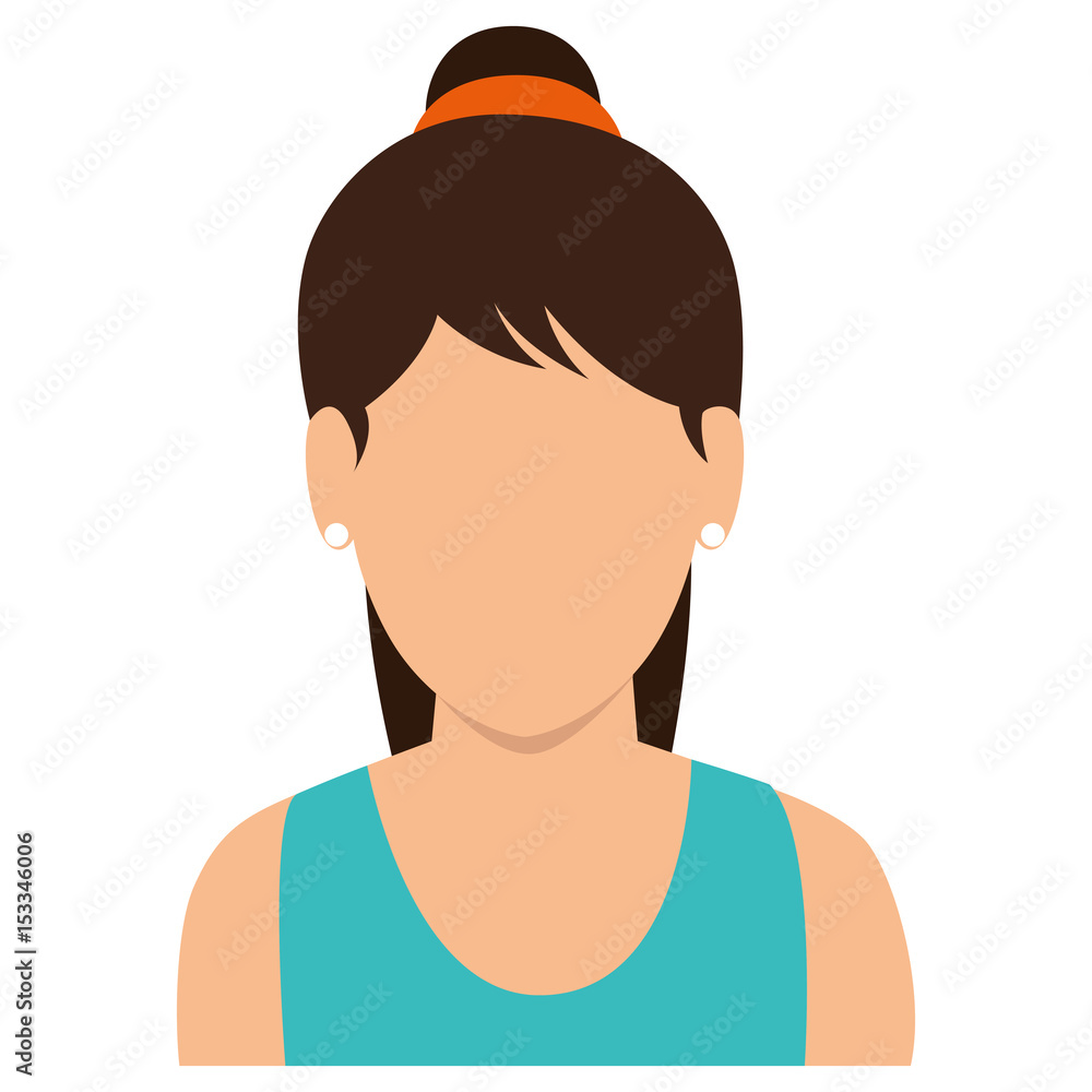 beautiful and young woman character vector illustration design beautiful and young woman character vector illustration design