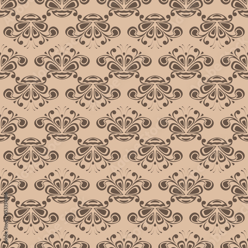 Floral seamless pattern. Abstract background