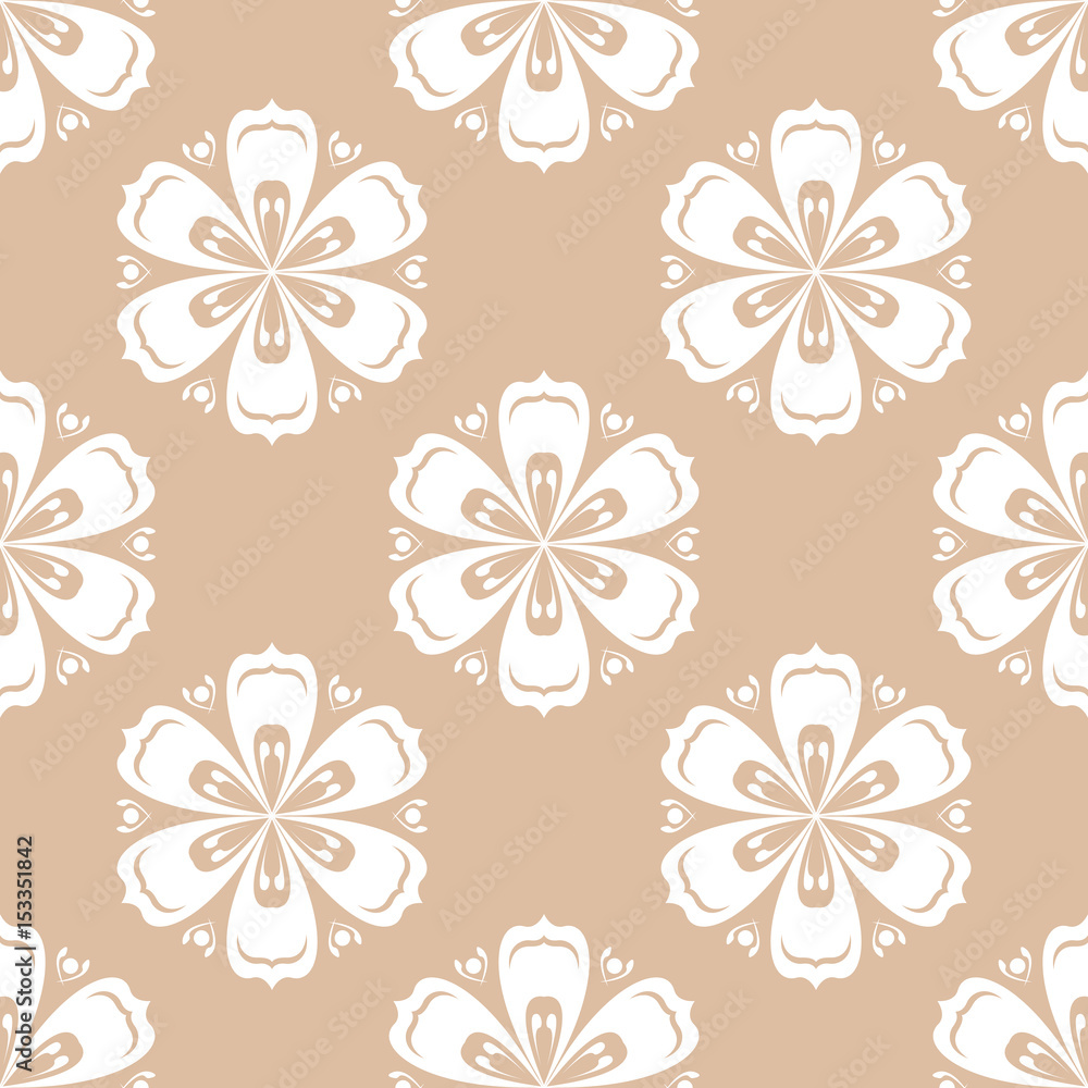 Obraz premium Floral seamless pattern. Abstract background