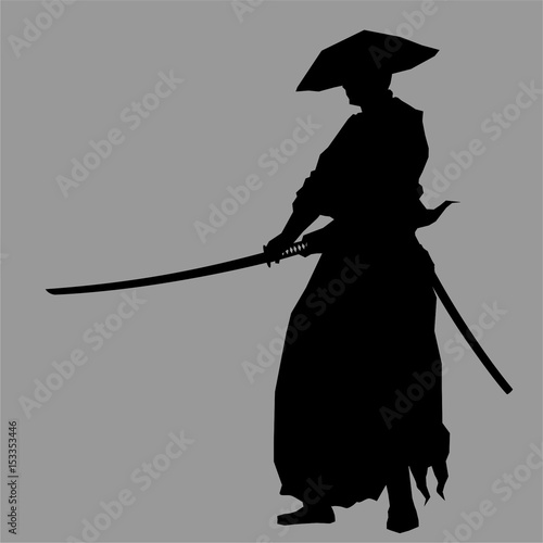 Samurai silhouette