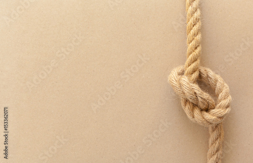 Ship ropes with knot
