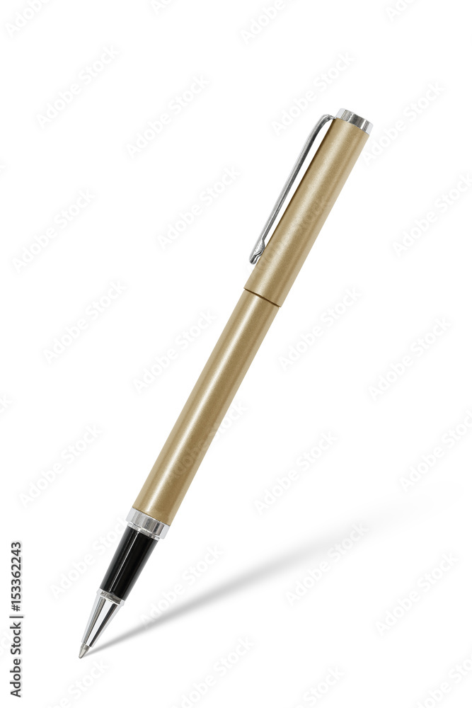 pen with shadow isolated on white background pen with shadow isolated on white background