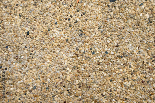 Brown pebbles floor texture background