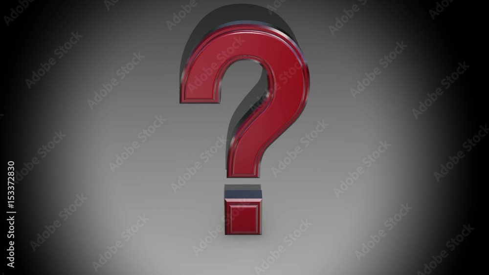 Question mark from various angles Question mark from various angles
