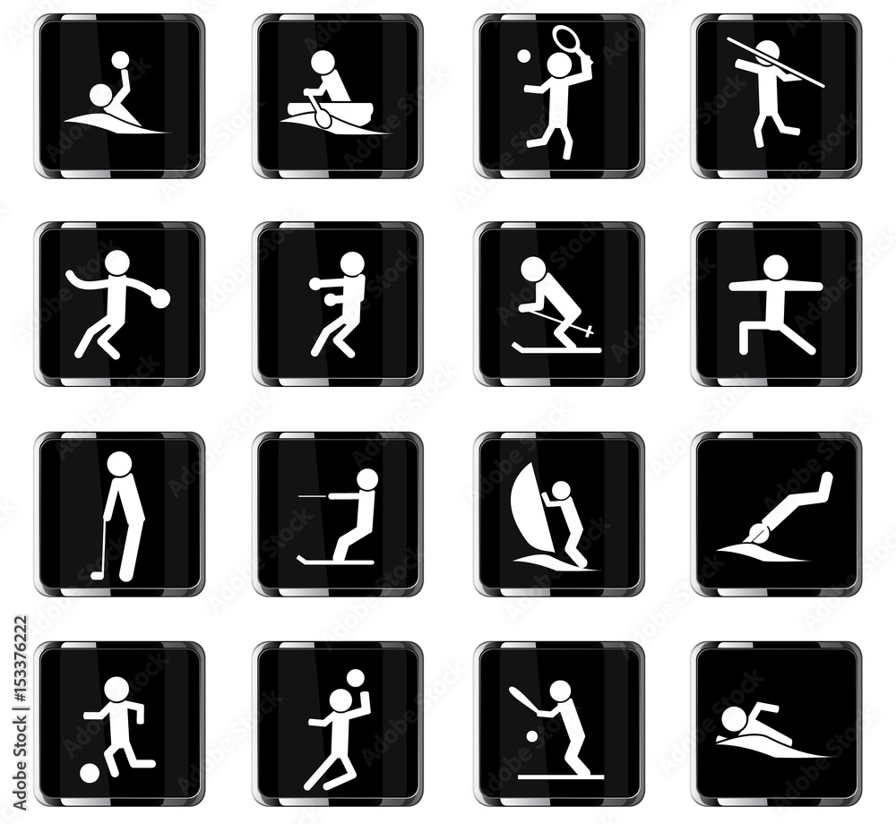 sport icon set sport icon set