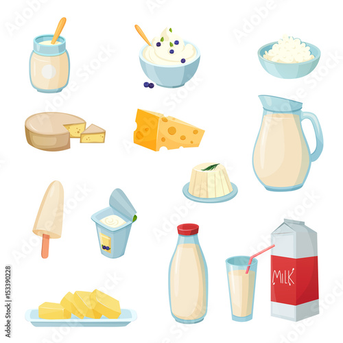 Dairy Products Set