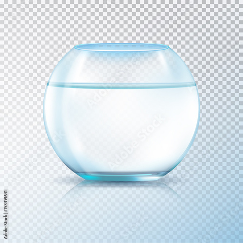 Fish Bowl Clear Water Transparent 