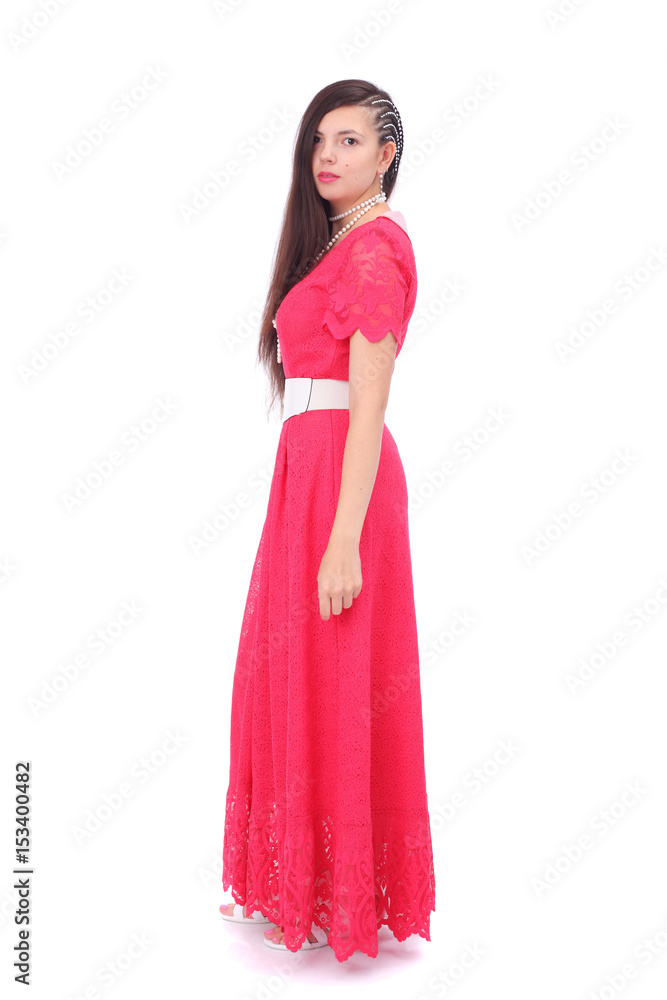 Lady in red Lady in red