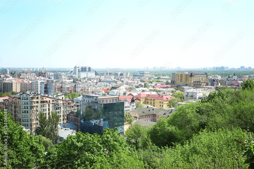 City landscape and buildings