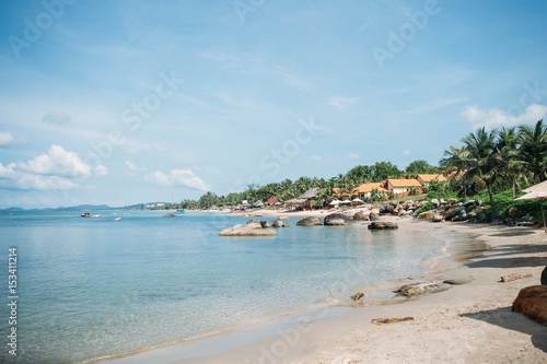 Beautiful tropical beach in island Phu Quoc