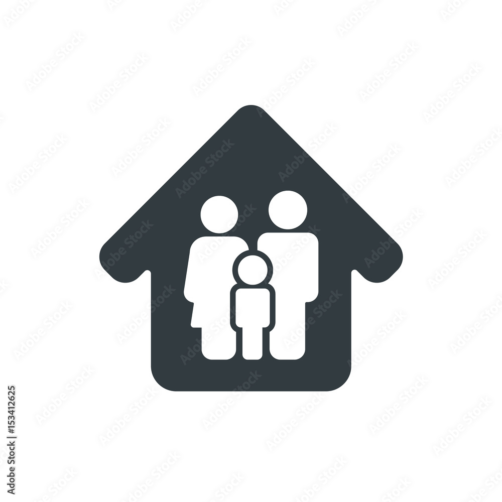 Family Icon Vector . Flat Sign for using in the App, UI, Art, Logo, Web. Family Icon Vector . Flat Sign for using in the App, UI, Art, Logo, Web.
