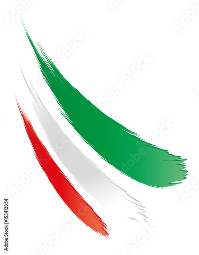 Europäischer Nachbar, Fahne, Flagge von Italien, Länderkennung, Mitglied der EU