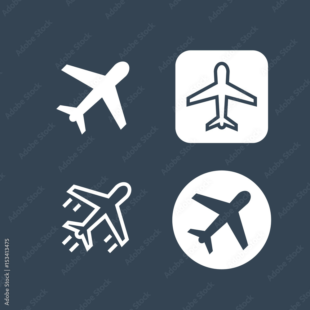 airplane Icon. Vector Art Picture. Simple sign. For using in the web, app, ui. Flat style eps. airplane Icon. Vector Art Picture. Simple sign. For using in the web, app, ui. Flat style eps.