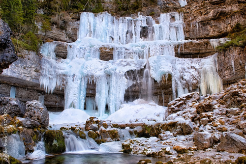 Frozen Waterfall Vallesinella Trentino