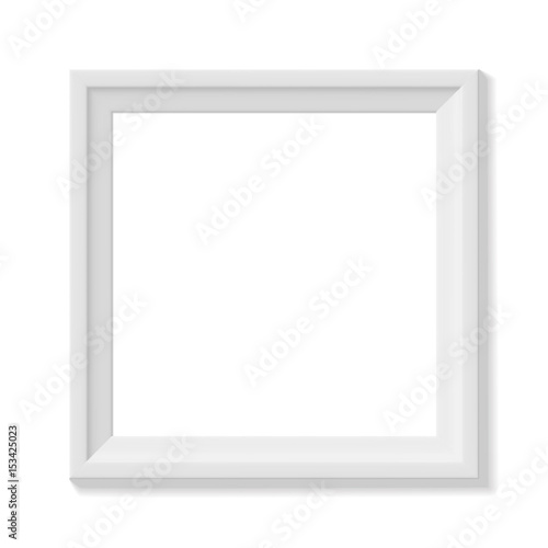 White square picture frame