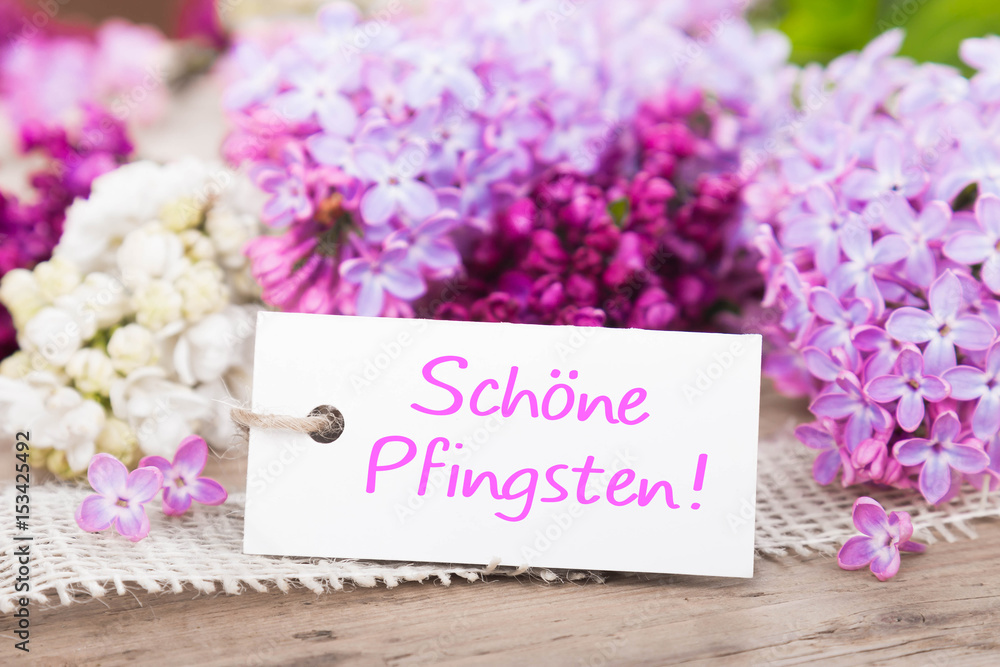 Schöne Pfingsten! Grußkarte Schöne Pfingsten! Grußkarte