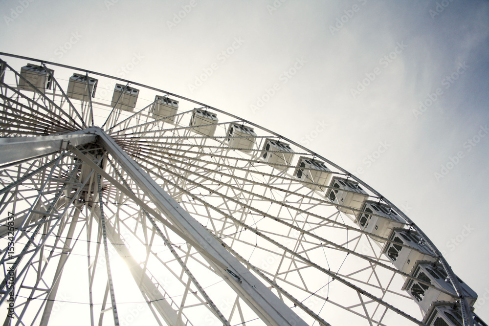 Ferris wheel in an amusement Park
