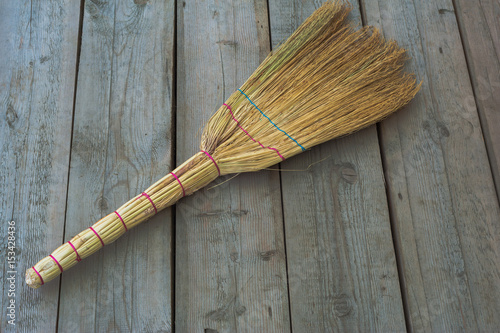 Wallpaper Mural broom lying on the floor Torontodigital.ca