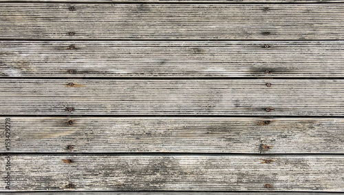 Outdoor pine wood floor.