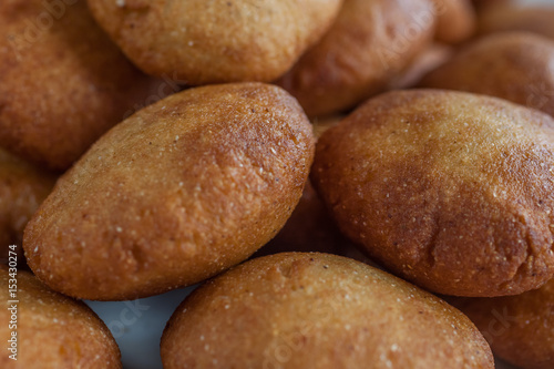 Corn bread. Mchadi - traditional Georgian cornbread. Georgian cuisine