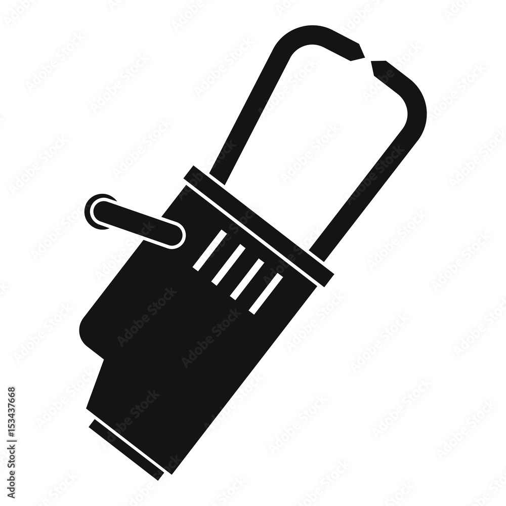 Fototapeta premium Welding equipment icon simple