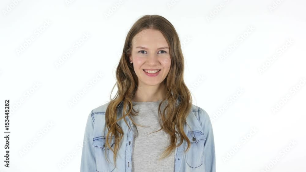 Portrait of Smiling Young Beautiful Woman Portrait of Smiling Young Beautiful Woman