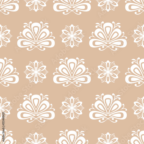 Seamless floral background for textile, wallpapers