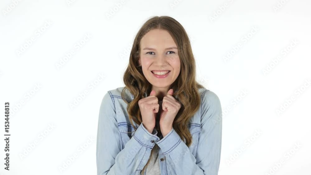 Portrait of Woman Gesturing Shock, Astonished Portrait of Woman Gesturing Shock, Astonished