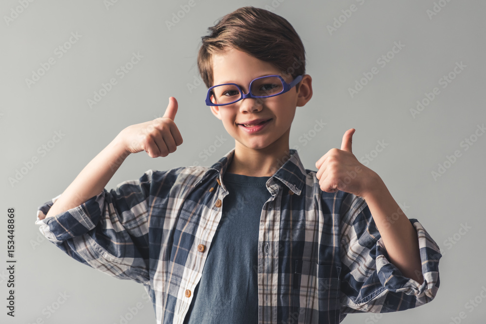 Funny little boy Funny little boy