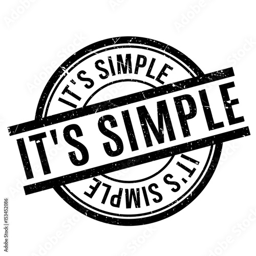 It's Simple rubber stamp. Grunge design with dust scratches. Effects can be easily removed for a clean, crisp look. Color is easily changed.