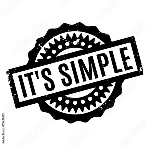 It's Simple rubber stamp. Grunge design with dust scratches. Effects can be easily removed for a clean, crisp look. Color is easily changed.