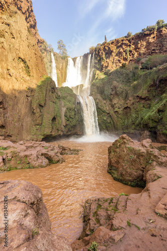 Ouzoud Waterfalls in the Grand Atlas village of Tanaghmeilt, province of Azilal.
