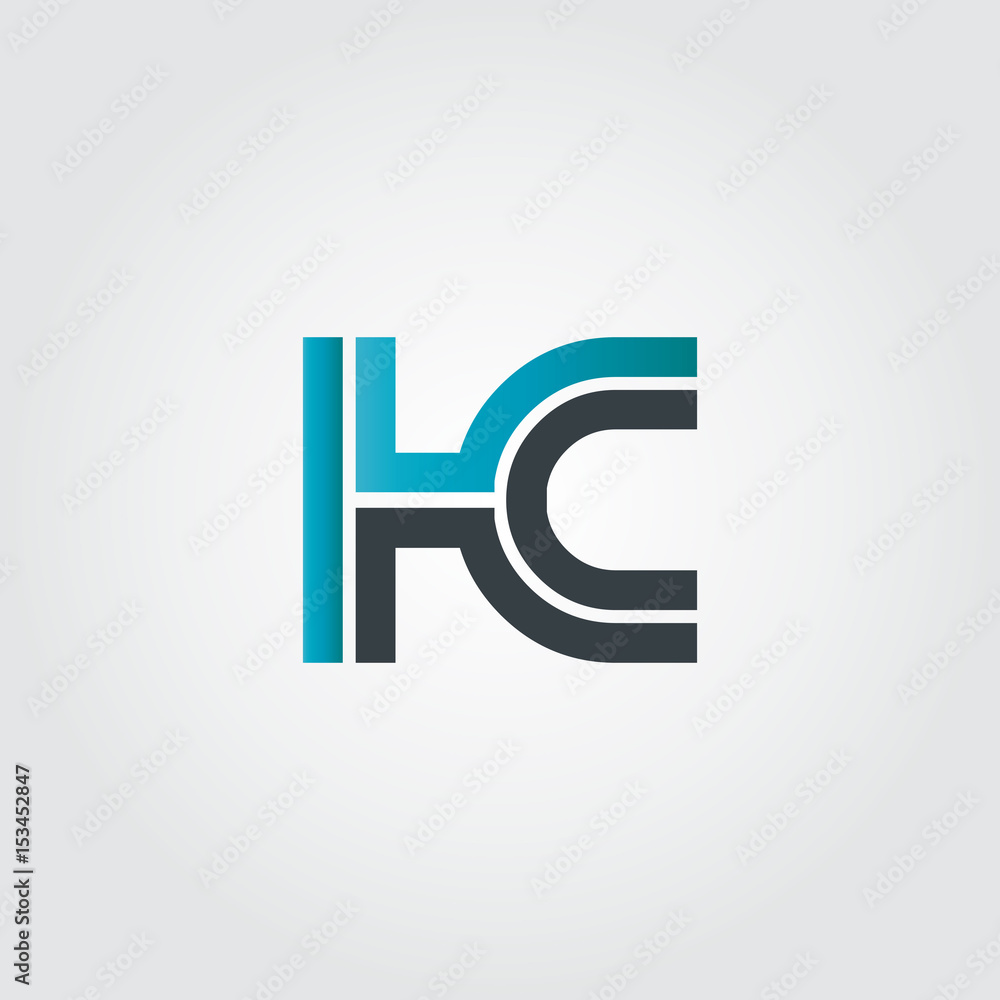 Initial Letter HC Linked Design Logo Initial Letter HC Linked Design Logo