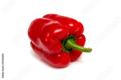 Red pepper isolated on white background © Никита Шачнев