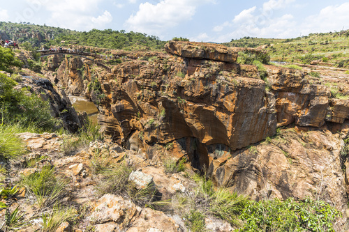 Bourkes Luck Potholes landscape view, South Africa photo