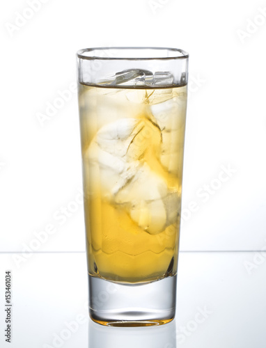 Wallpaper Mural glass full of fresh drink on ice Torontodigital.ca