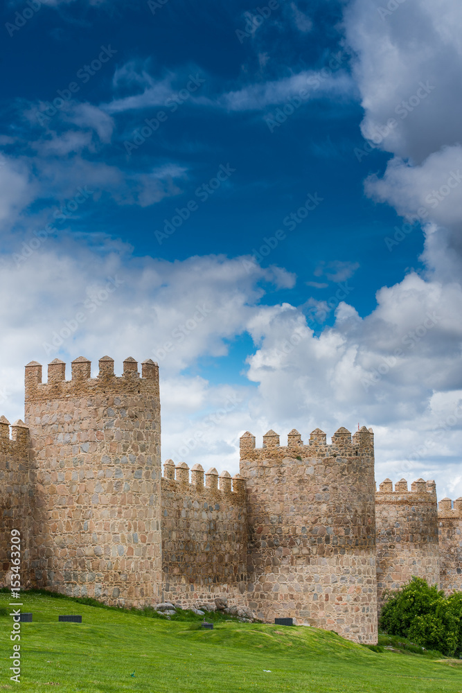 Defence towers of Avila,Spain