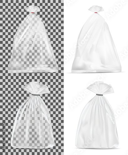 Transparent packaging for snacks, food, bread, sugar and spices