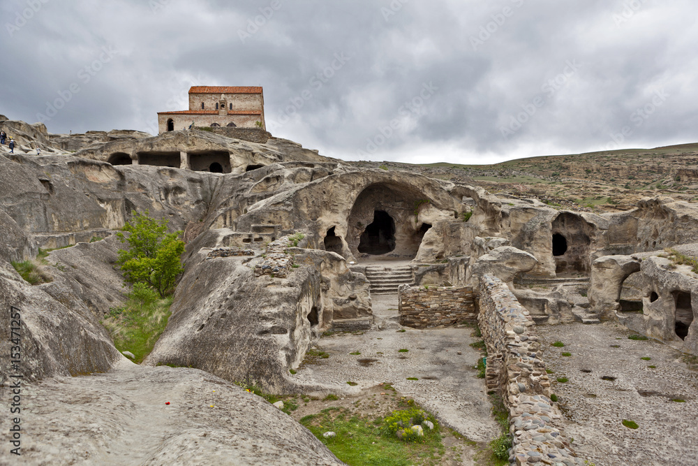 Древний пещерный город Уплисцихе. Грузия.