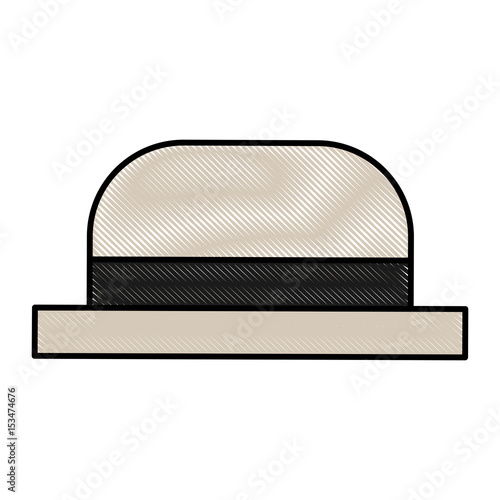 traditional hat of gondolier vector illustration graphic design