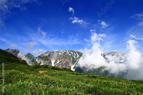 広大な山岳風景