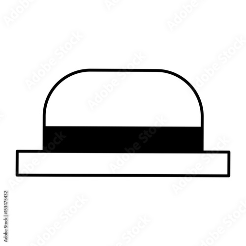 traditional hat of gondolier vector illustration graphic design