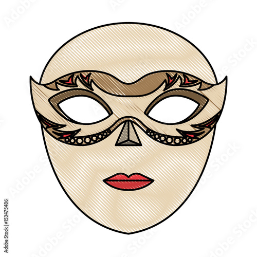 venice mask icon vector illustration graphic design