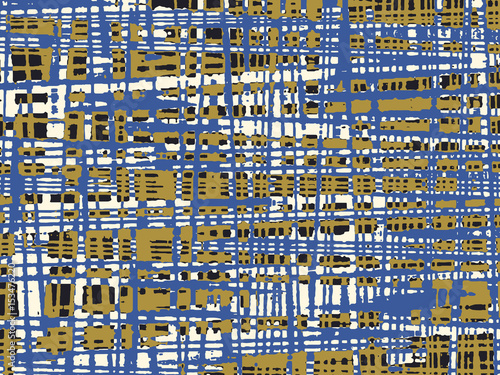 Abstract grunge vector background. Color  composition of irregular overlapping graphic elements.