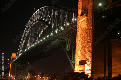 Sydney Harbour Bridge - 'Coathanger' at night (High Resolution)